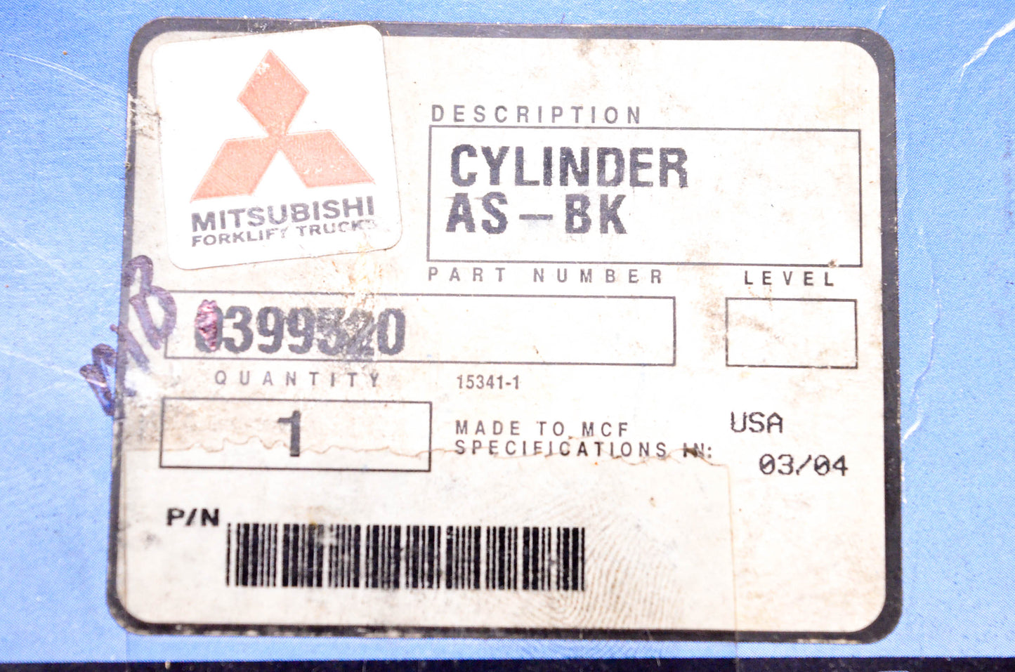Mitsubishi 399520 Brake Cylinder NOS