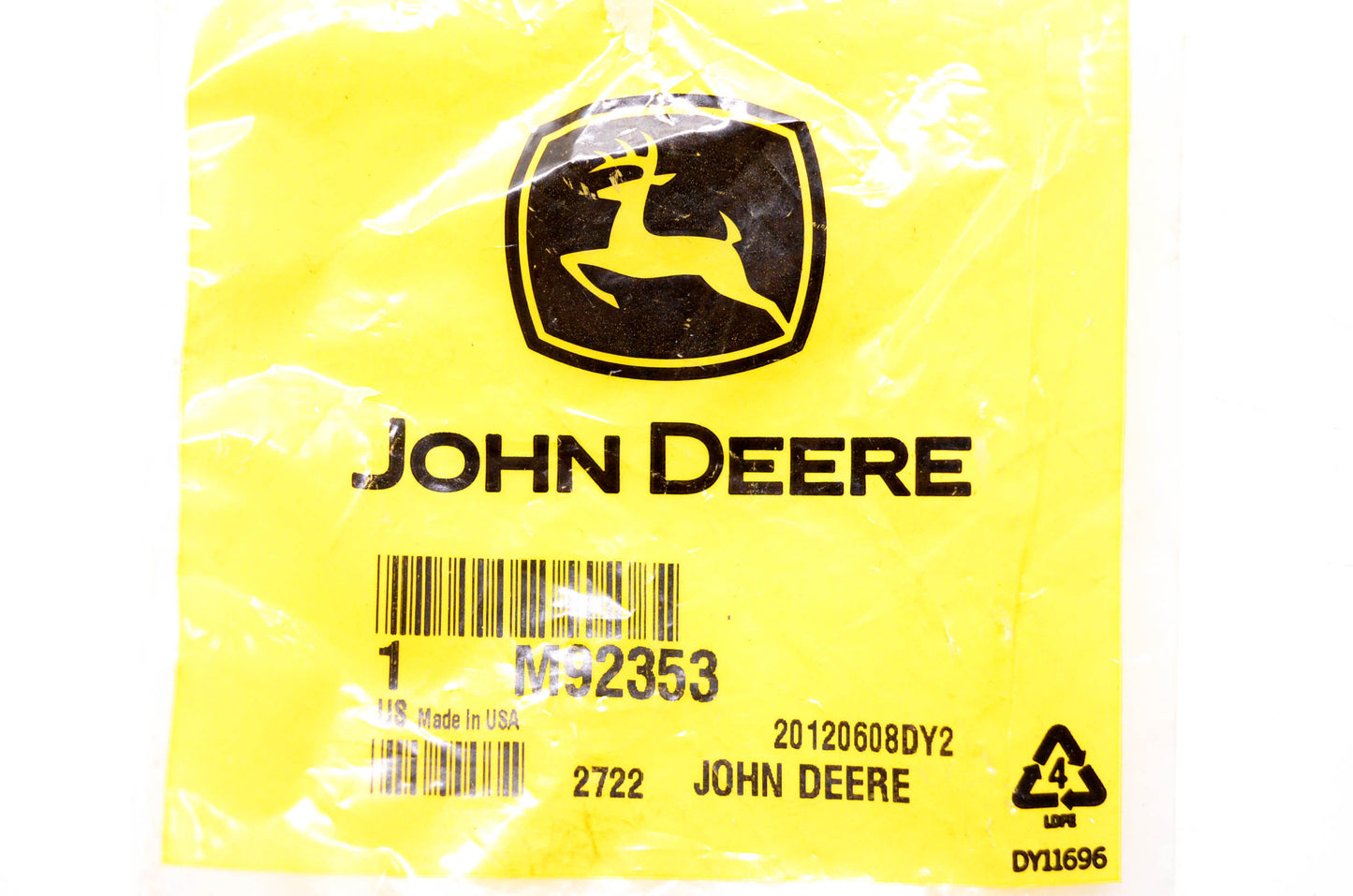 New OEM John Deere M92353 Throttle Rod Bushing NOS