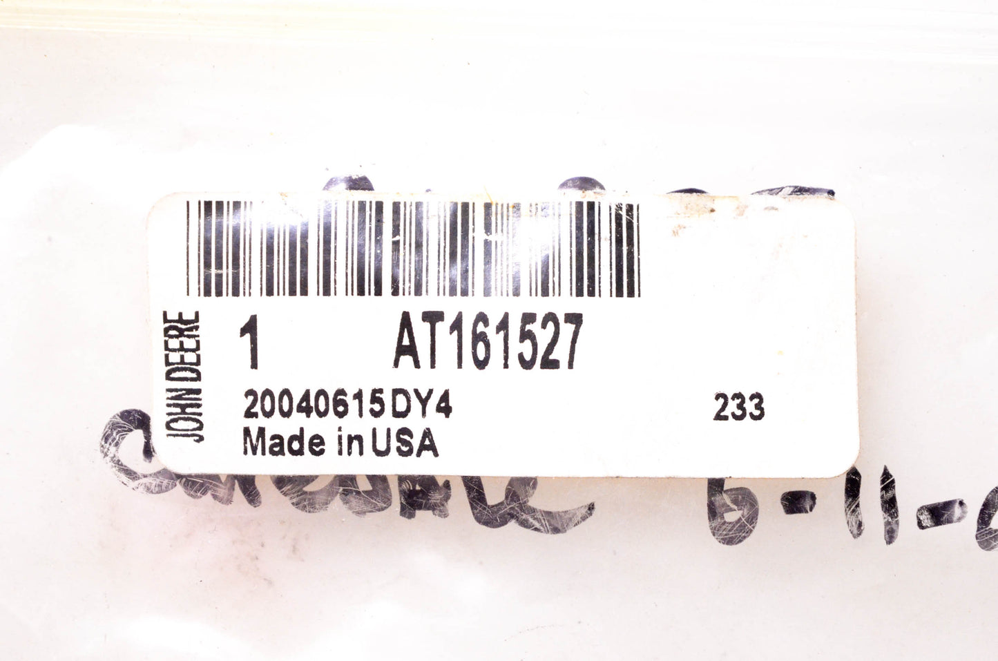 New OEM John Deere AT161527 Seal Kit NOS