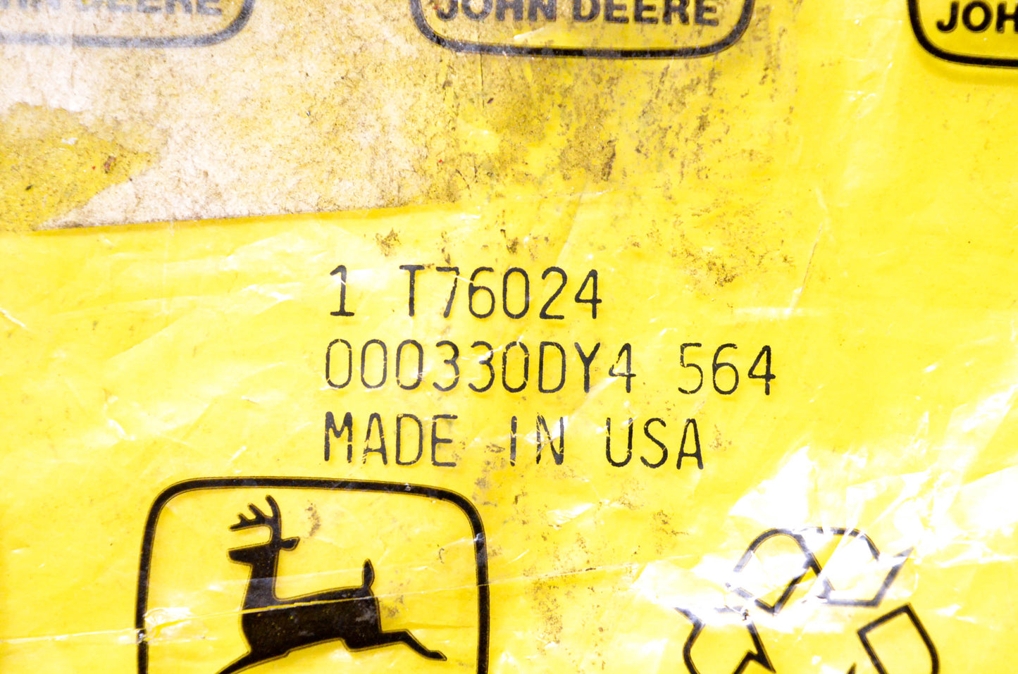 New OEM John Deere T76024 Thrust Washer NOS