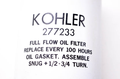 Kohler 277233 Oil Filter NOS