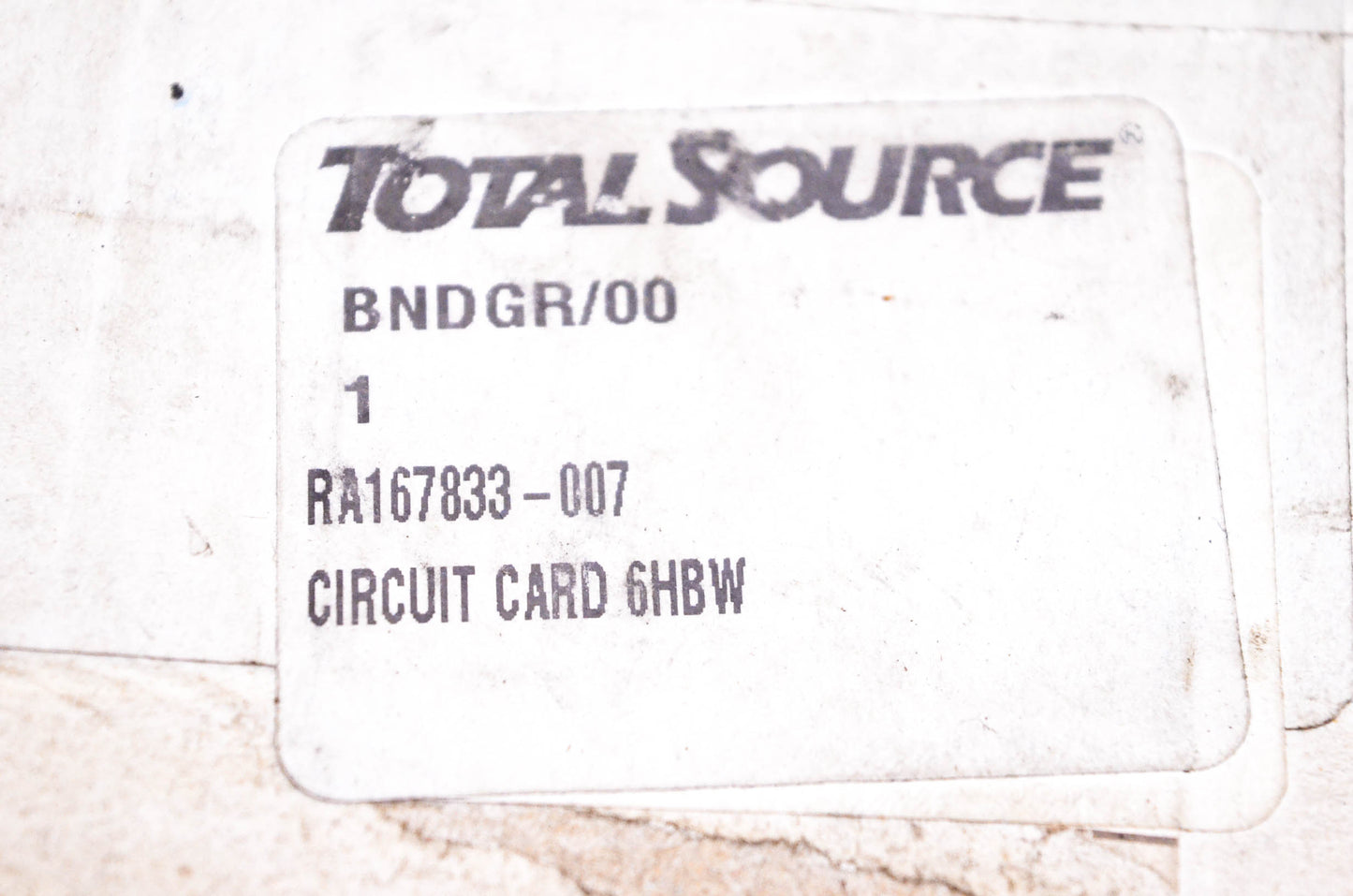 Total Source 167833-007 Circuit Card fits Raymond NOS