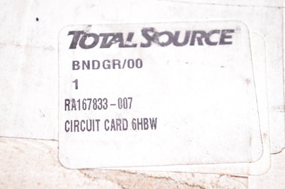 Total Source 167833-007 Circuit Card fits Raymond NOS