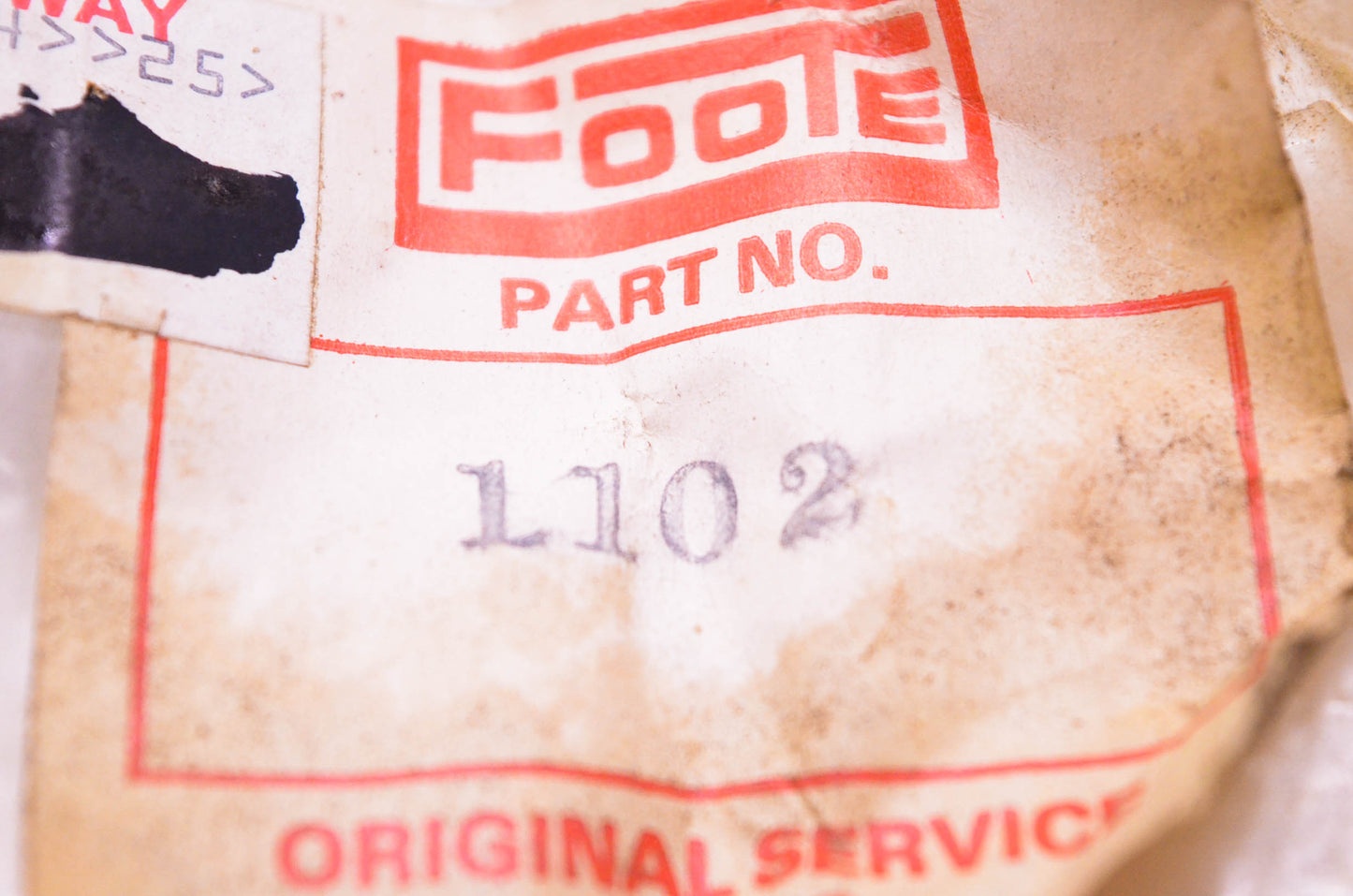 Foote 1102 Needle Bearing NOS