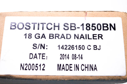 Bostitch SB-1850BN Air Nailer NOS