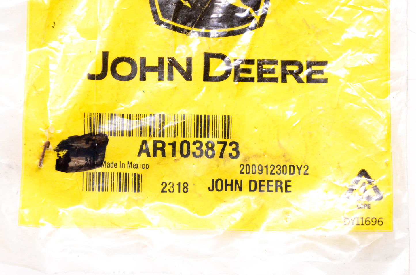 New OEM John Deere AR103873 Seal NOS