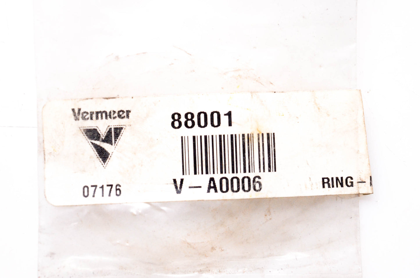 Vermeer 88001 Beveled Ring NOS