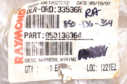 Raymond 850136364 Harness NOS