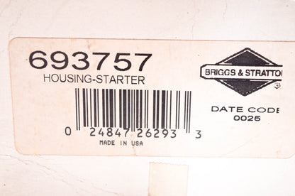 New OEM Briggs & Stratton 693757 Starter Housing NOS