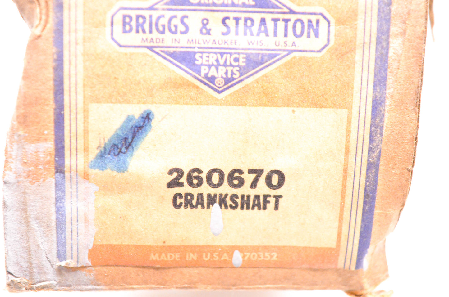 OEM Briggs & Stratton 260670 Crankshaft