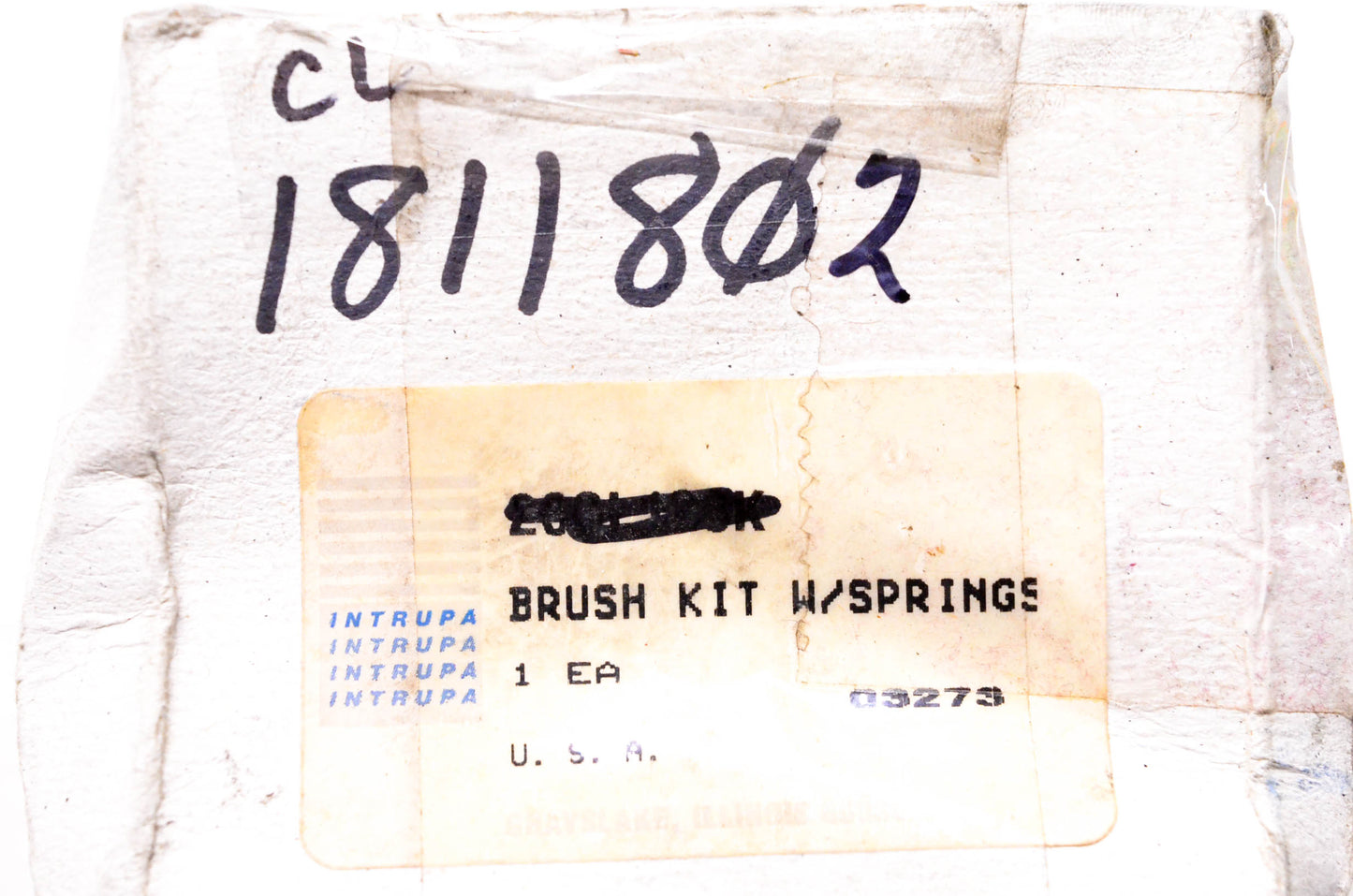 Intrupa 1811802 Brush with Springs fits Clark NOS