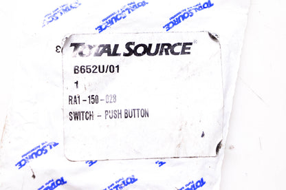 Total Source 1-150-028 Push Button Switch NOS