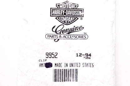 New OEM Harley-Davidson 9952 Clips Qty 2 NOS