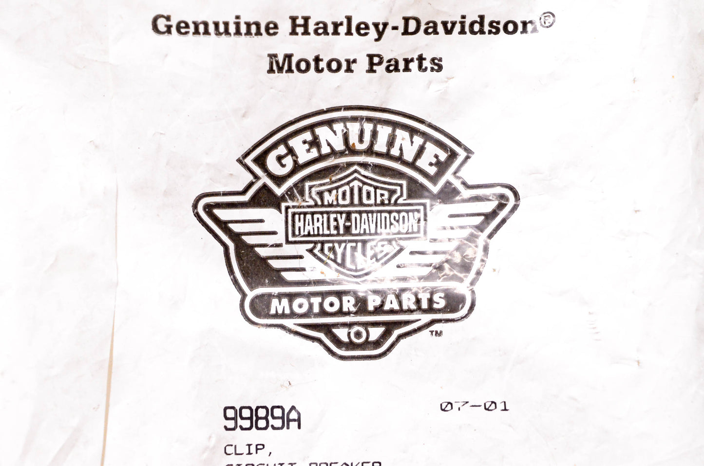 New OEM Harley-Davidson 9989A Circuit Breaker NOS