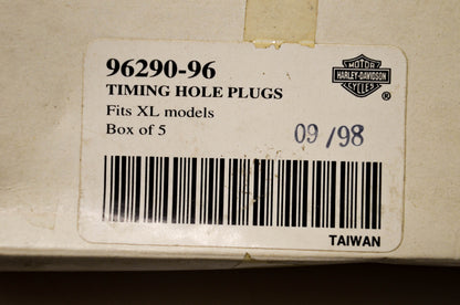 New OEM Harley-Davidson 96290-96 Timing Hole Plug NOS