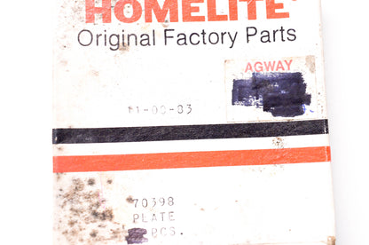 Homelite 70398 Plate NOS