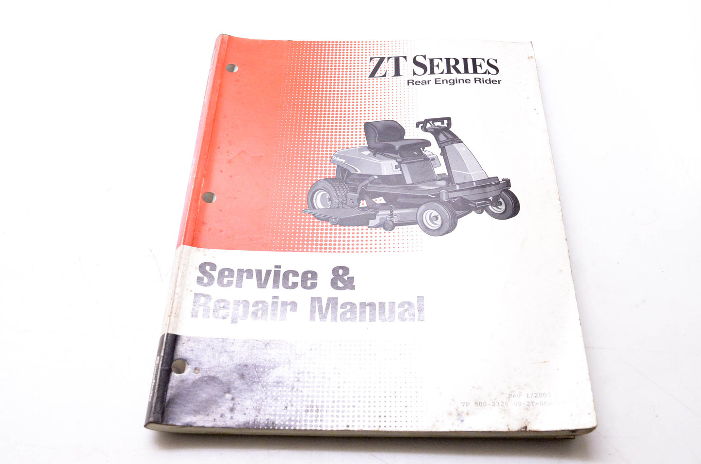 Simplicity Manufacturing 500-2326-00-ZT-SMA ZT Series Rear Engine Rider Service & Repair Manual