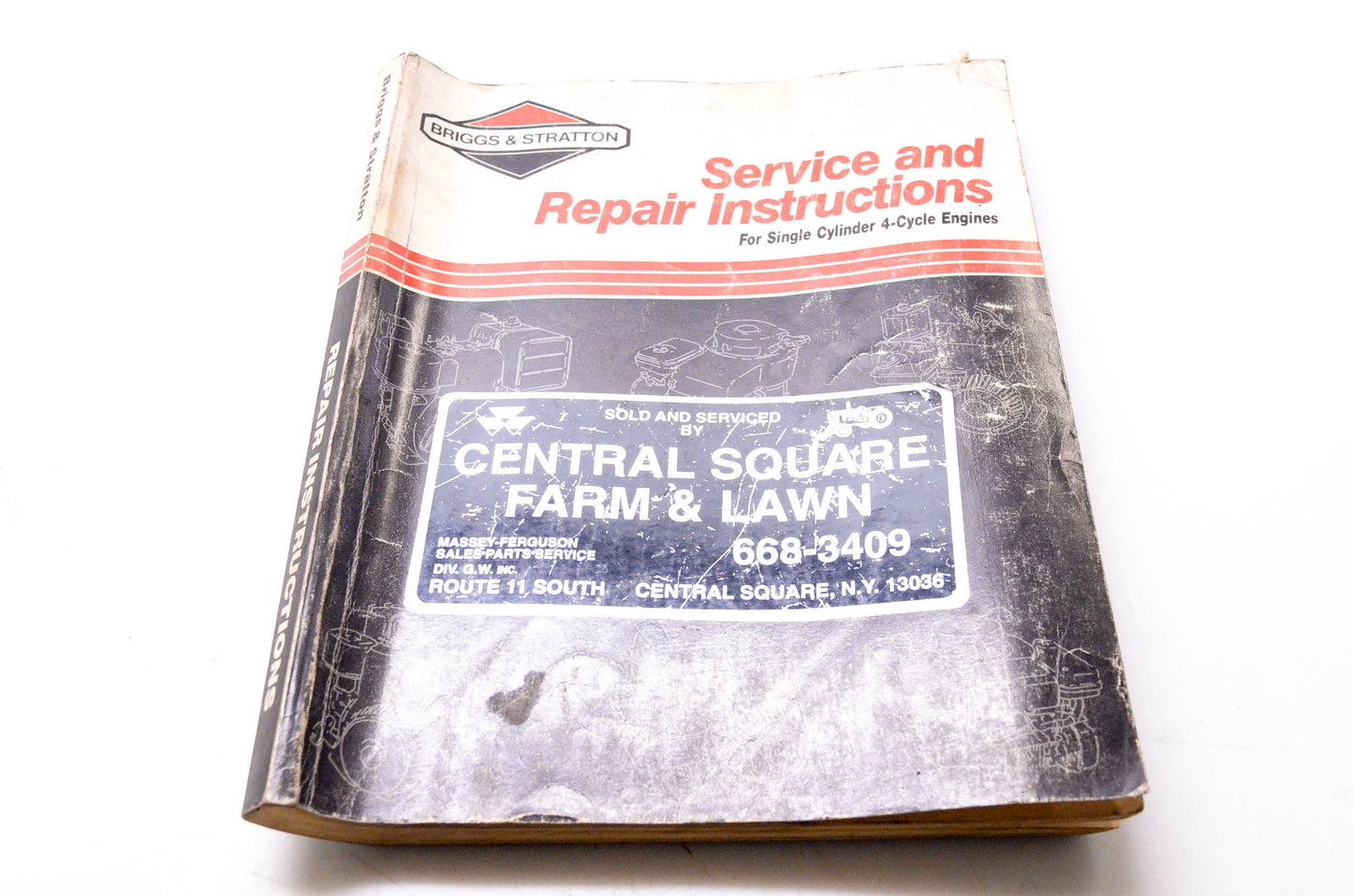 OEM Briggs & Stratton 270962-1 Service & Repair Instructions For Single Cylinder 4-Cycle Engines