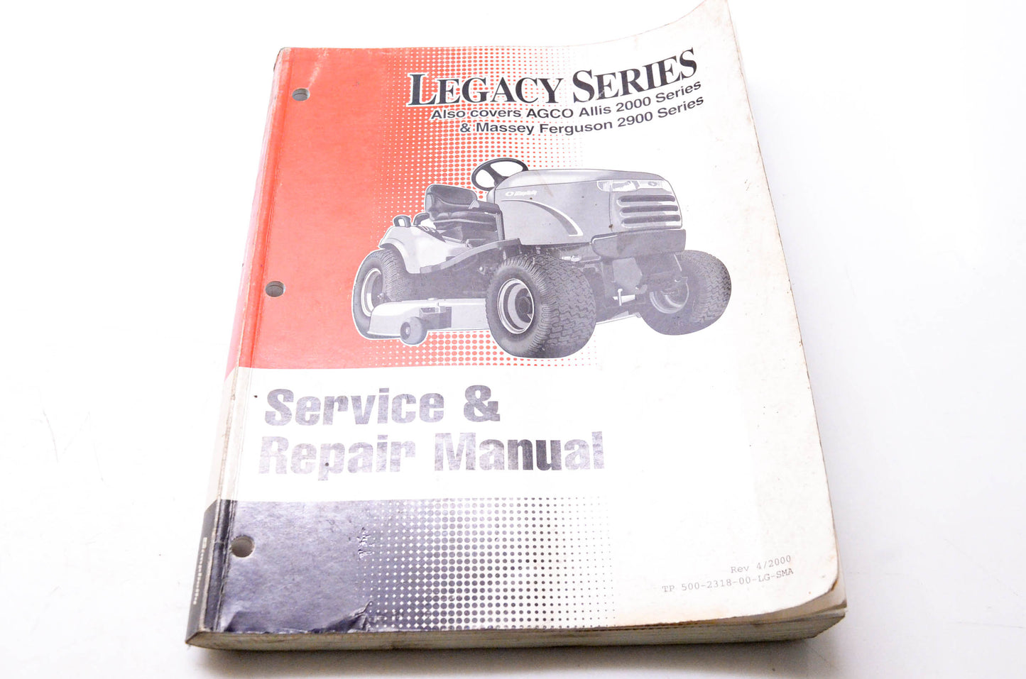Simplicity Manufacturing 500-2318-00-LG-SMA Legacy Series Service & Repair Manual