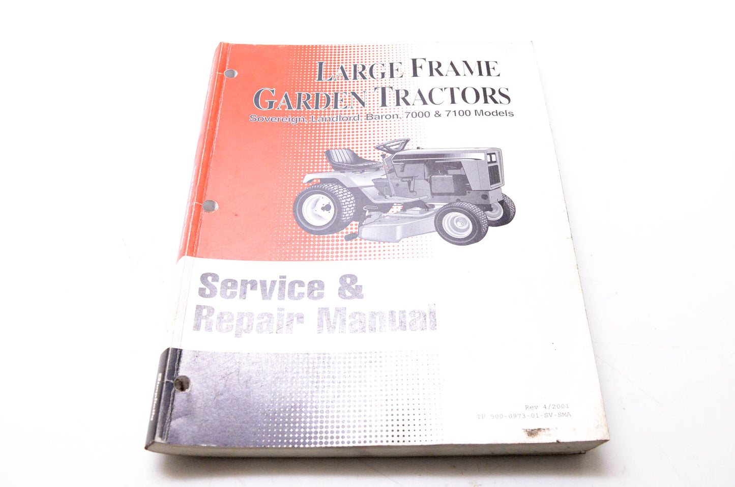 Simplicity Manufacturing 500-0973-01-SV-SMA Large Frame Garden Tractors Service & Repair Manual