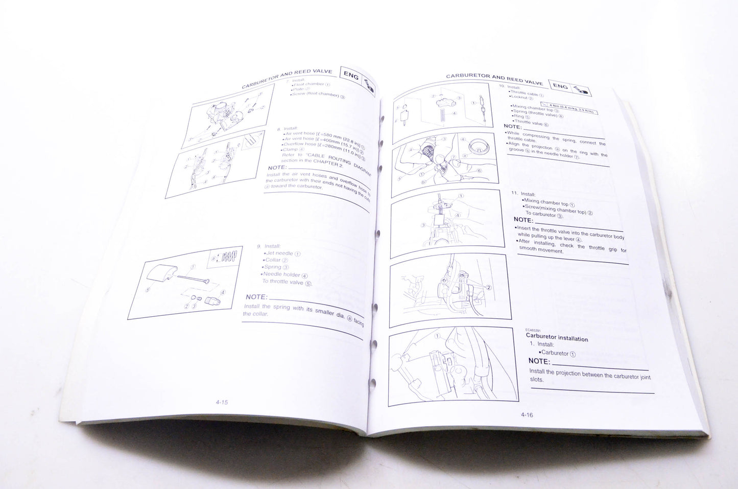 OEM Yamaha LIT-11626-20-48 Owner's Service Manual YZ250W1