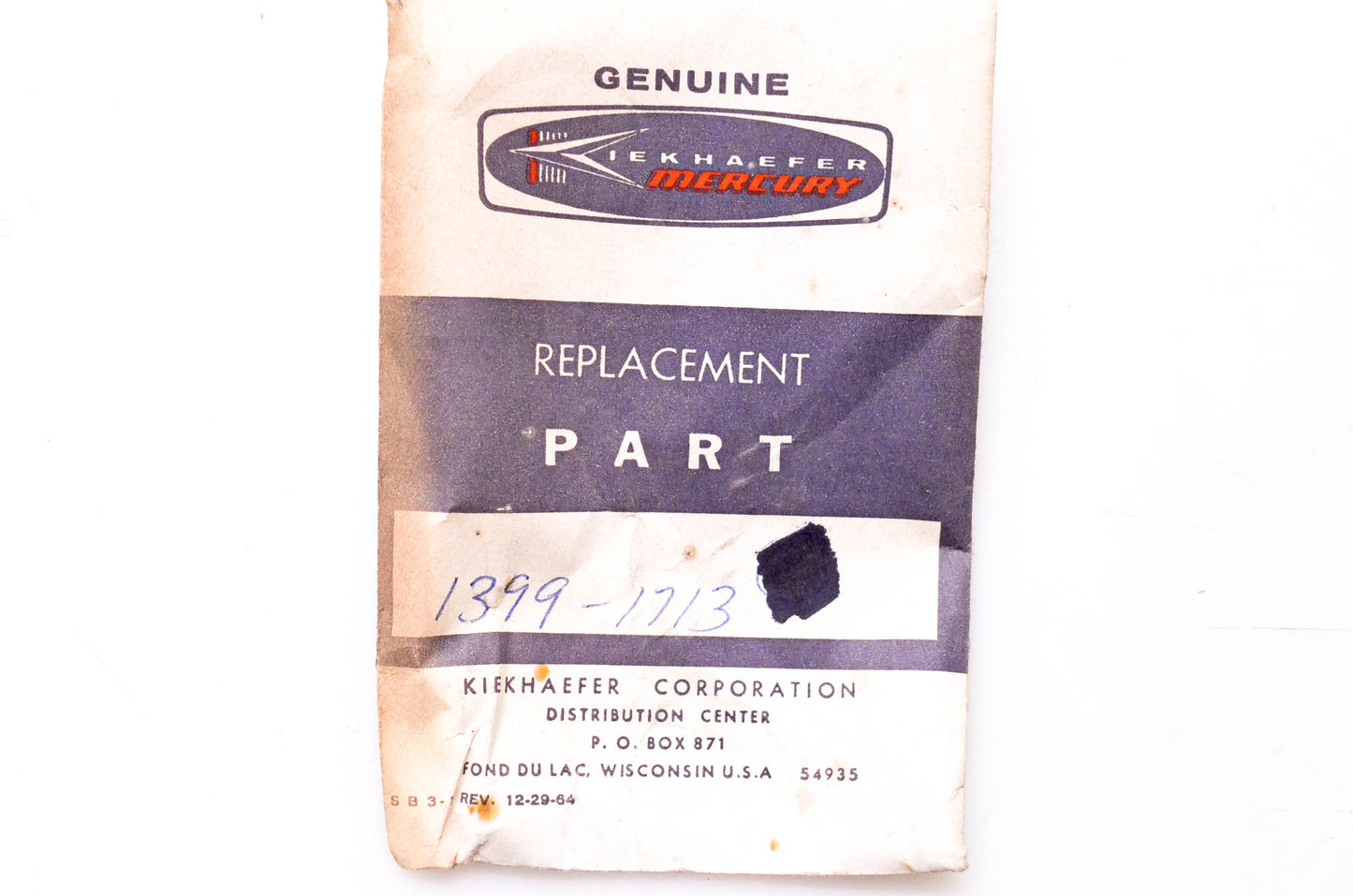 Aftermarket 1399-1713 Idle Screw NOS