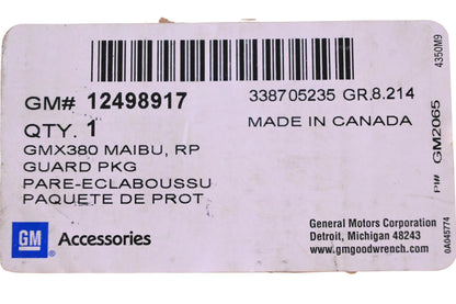 General Motors 12498917 Splash Guard Mud Flap Kit NOS