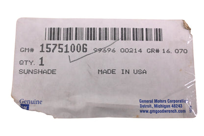 General Motors 15751006 Sunshade Assembly NOS