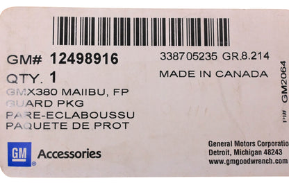 General Motors 12498916 Splash Guard Mud Flap Kit NOS