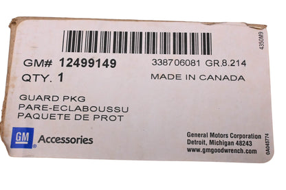 General Motors 12499149 Splash Guard Mud Flap Kit NOS