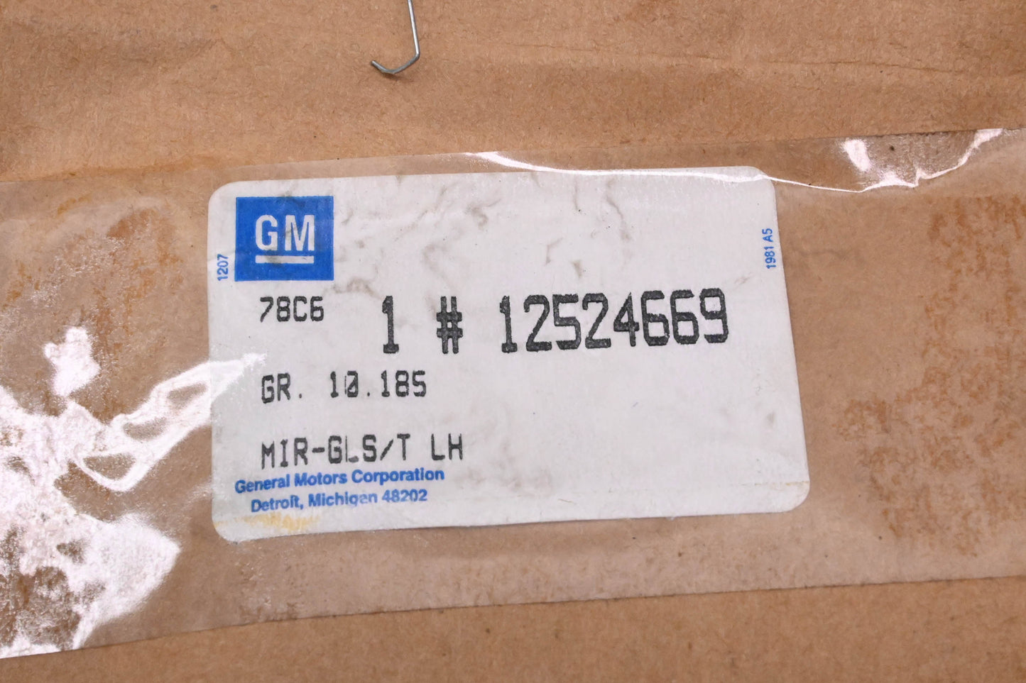 General Motors 12524669 Sideview Mirror Replacement Kit NOS