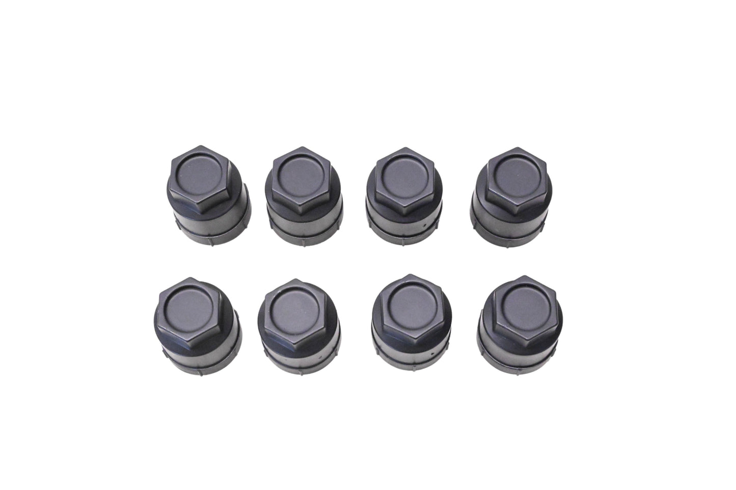 General Motors 10028614 Black Wheel Lug Nut Covers Qty 8 NOS