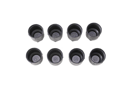 General Motors 10028614 Black Wheel Lug Nut Covers Qty 8 NOS