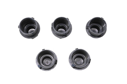 General Motors 9593233 Grey Wheel Lug Nut Covers Qty 5 NOS