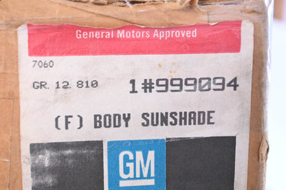 General Motors 999094 Body Sunshade Assembly NOS
