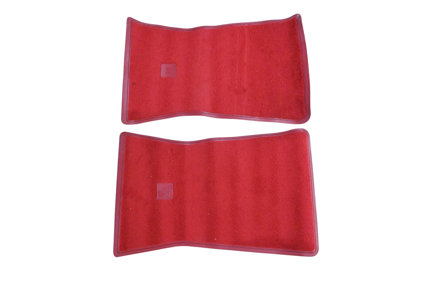 General Motors 996065 Red Front Rubber Floor Mat Kit NOS
