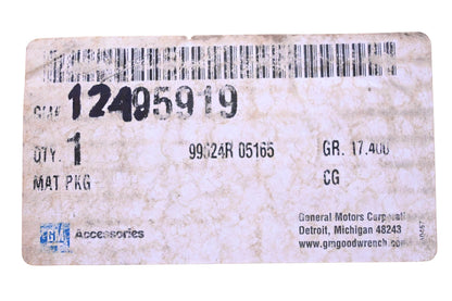 General Motors 12495919 Black Regular Bed Box Mat NOS