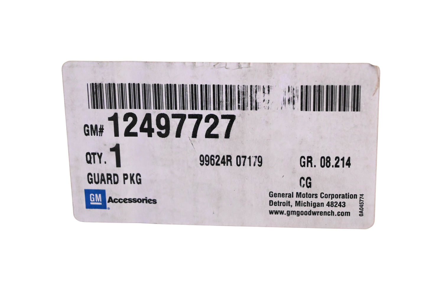General Motors 12497727 Mud Guard Kit