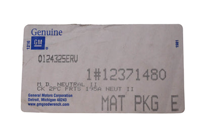 General Motors 12371480 Front Carpet Mat Kit NOS