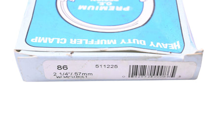 Nickson Industries, Inc. 511225, 86 2 1/4" Heavy Duty Exhaust Muffler Clamp Assembly Kit NOS