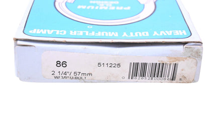 Nickson Industries, Inc. 511225, 86 2 1/4" Heavy Duty Exhaust Muffler Clamp Assembly Kit NOS