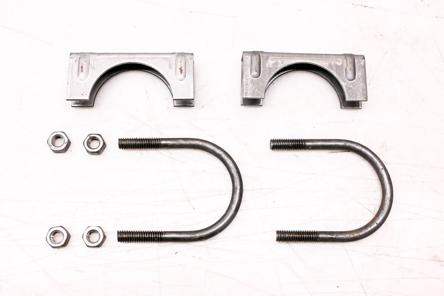 P.A.P. Corporation 08004 1 7/8" Heavy Duty Exhaust Muffler Clamp Assembly Kits Qty 2 NOS