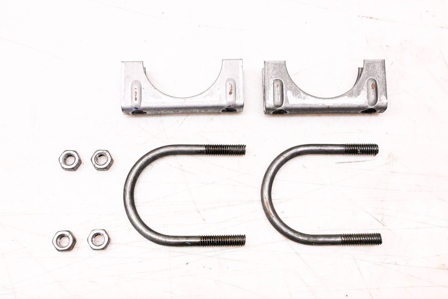 P.A.P. Corporation 08004 1 7/8" Heavy Duty Exhaust Muffler Clamp Assembly Kits Qty 2 NOS