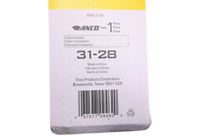 Anco 31-28 28" Windshield Wiper Assembly NOS