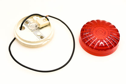 Aftermarket HC010-12 2-3/8" Round Red Signal Light Assembly NOS