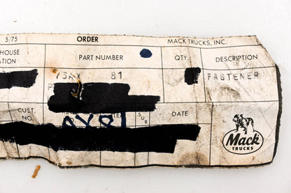 Mack 73AX81 Fastener NOS