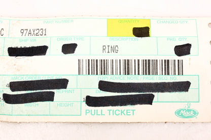 Mack 97AX231 Retaining Ring NOS