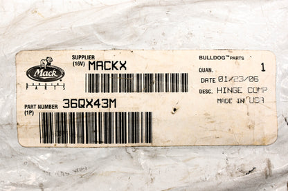 Mack 36QX43M Hinge NOS