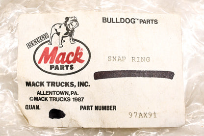 Mack 97AX91 Snap Ring NOS
