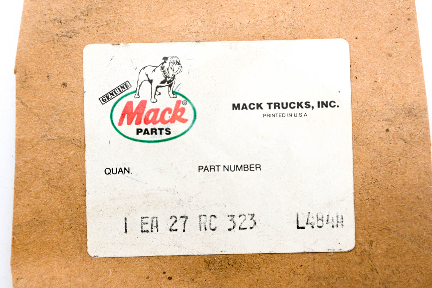 Mack 27RC323 Cable Assembly NOS